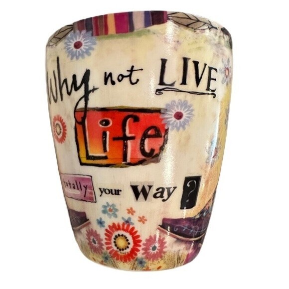 Boot Life Why Not Live Life Totally Your Way Coffee Tea Mug 17 Oz - Picture 4 of 16
